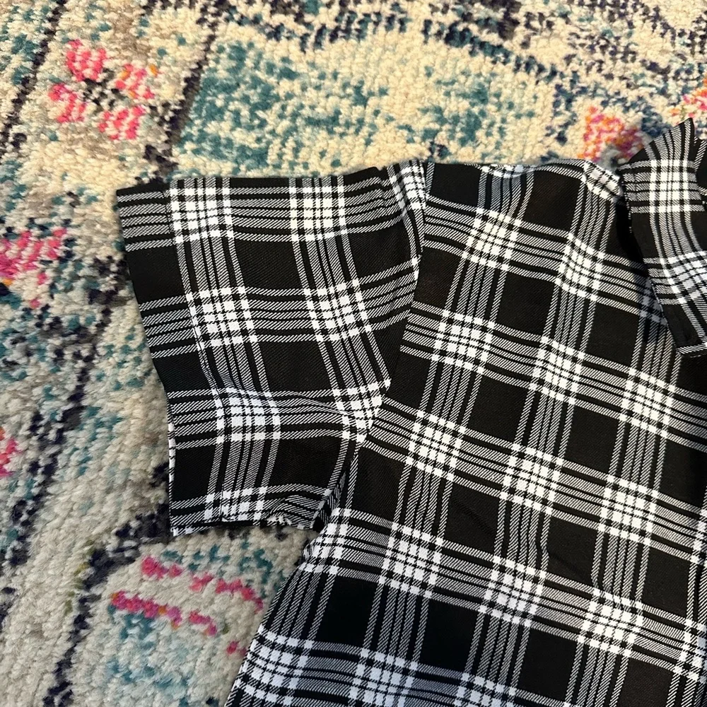 Boy’s Short Sleeve Plaid Button Up Shirt